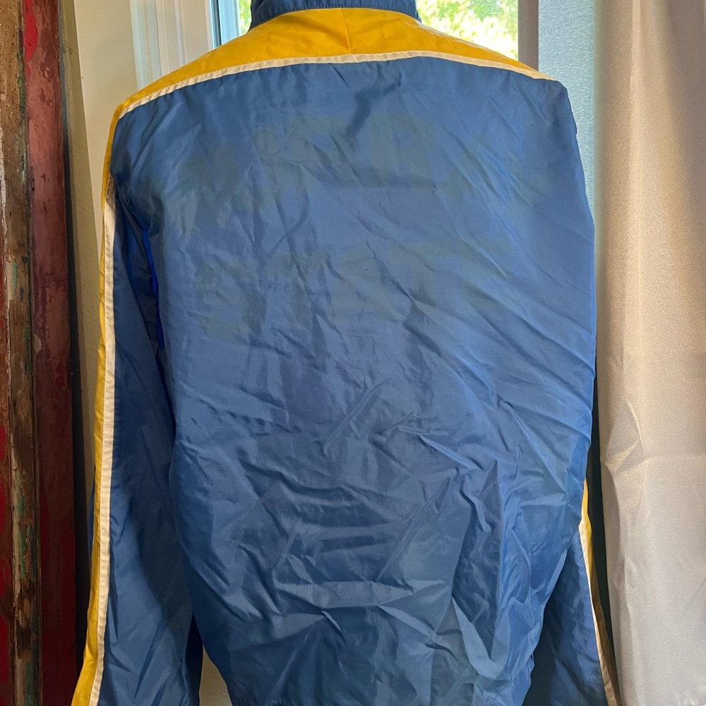 Nike Vintage Blue Jacket with Yellow Accents - Picture 2 of 9